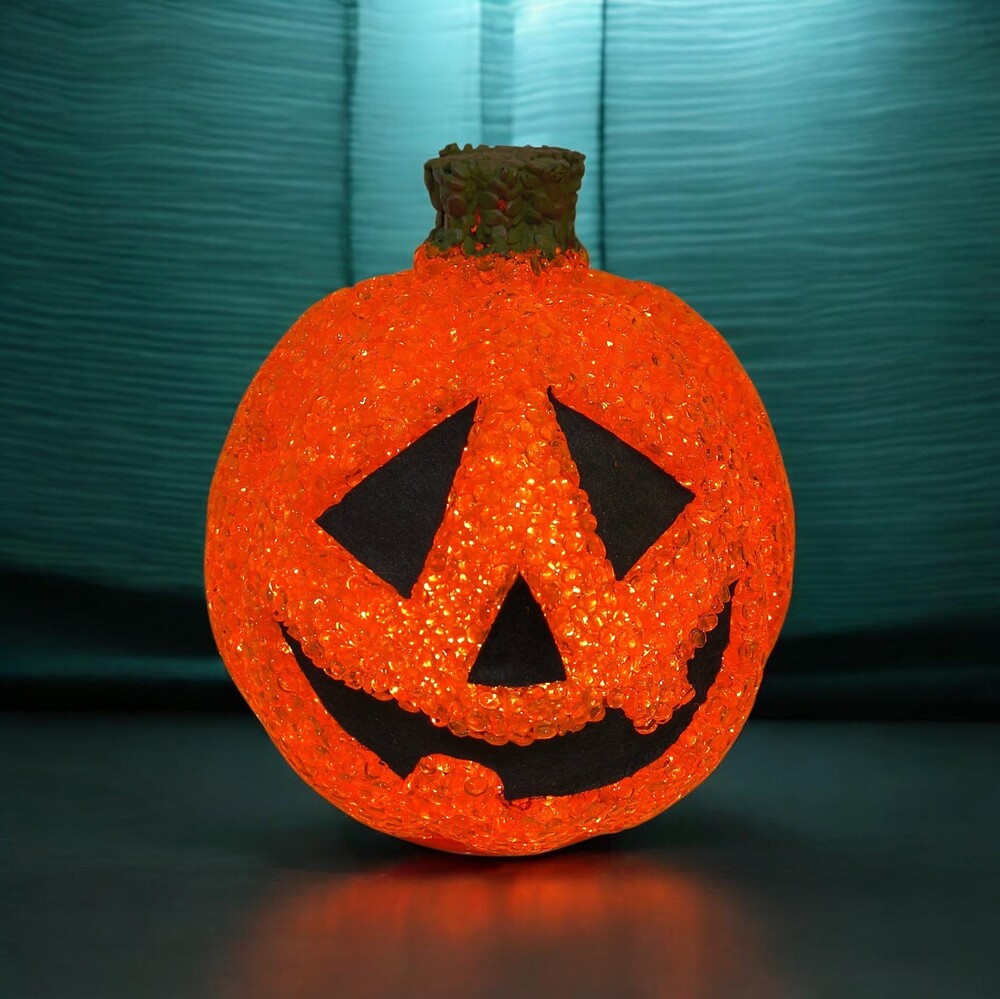 Vintage Light Up Jack-O'-Lantern Halloween Pumpkin Decor